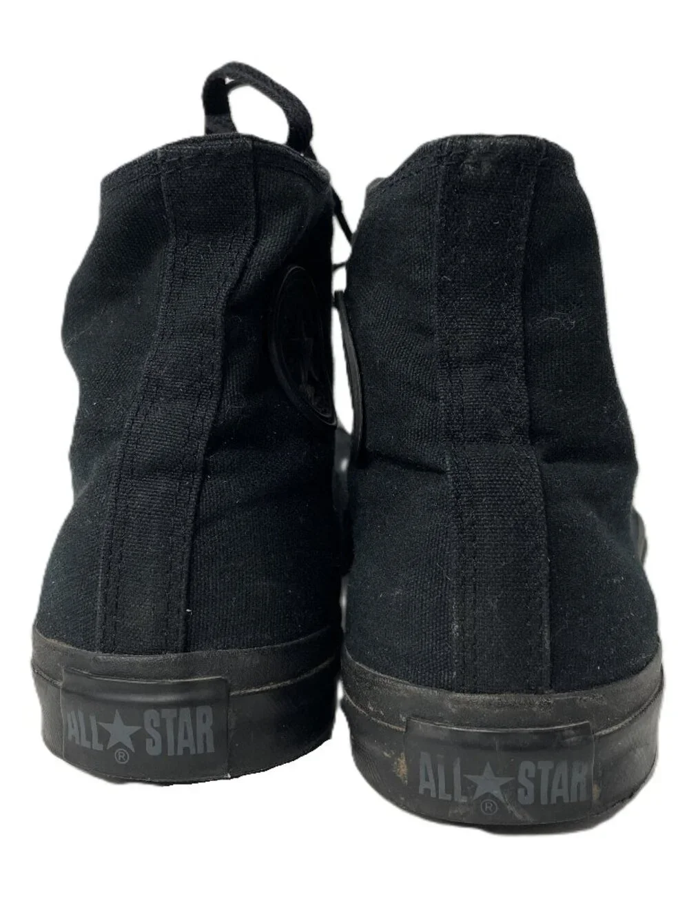 Converse Chuck Taylor All Star High Top All Black Canvas Men Sz 12 Sneaker Shoes